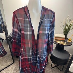 Torrid Plaid Kimono